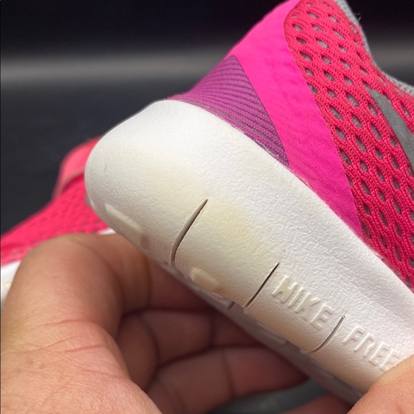 Nike Kids Pink Athletic Shoes Size 4c - Picture 10 of 13